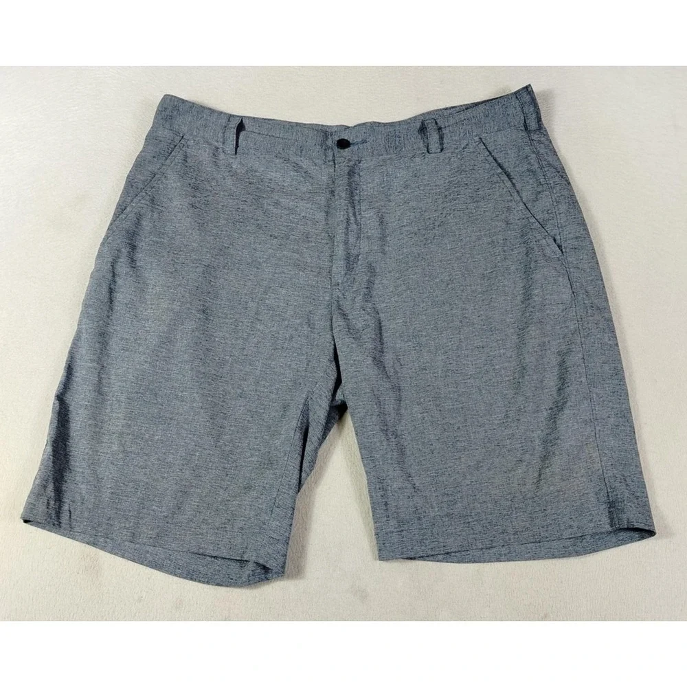 Columbia Shorts Mens 36 Blue Omni Wick Pitch And Run Golf Stretch Lightweight